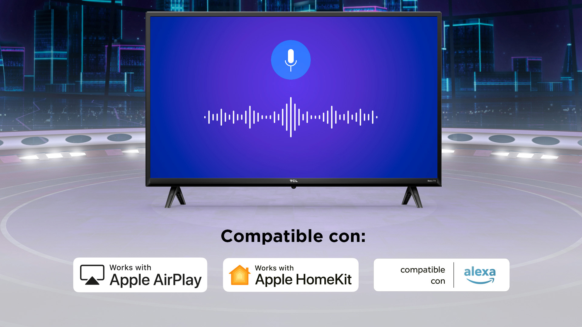 Funciona con los asistentes de voz más populares